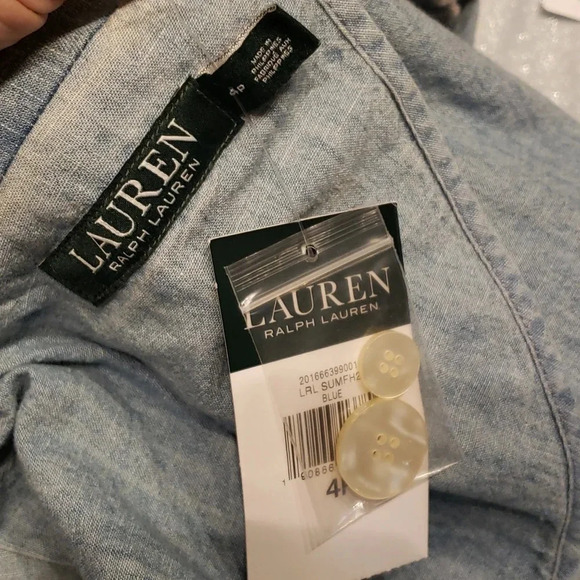 Lauren Ralph Lauren jean jacket size 4p NWT - Picture 6 of 6